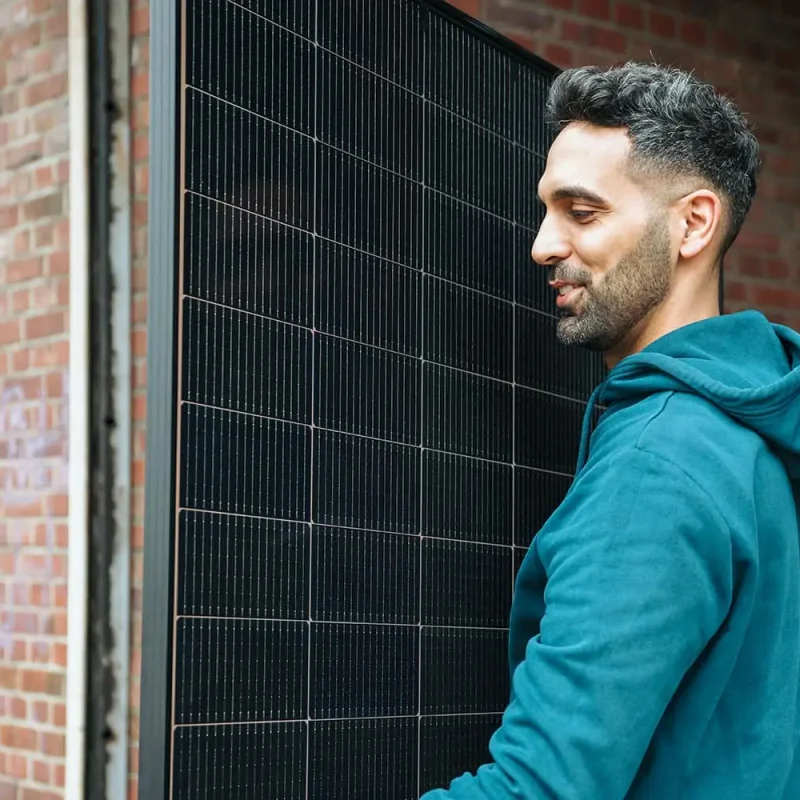 Montage Solarmodul prev.end