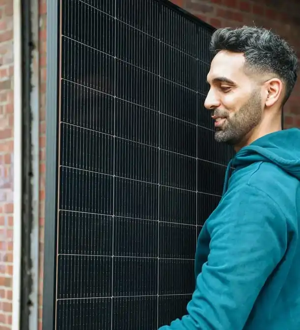 Montage Solarmodul prev.end