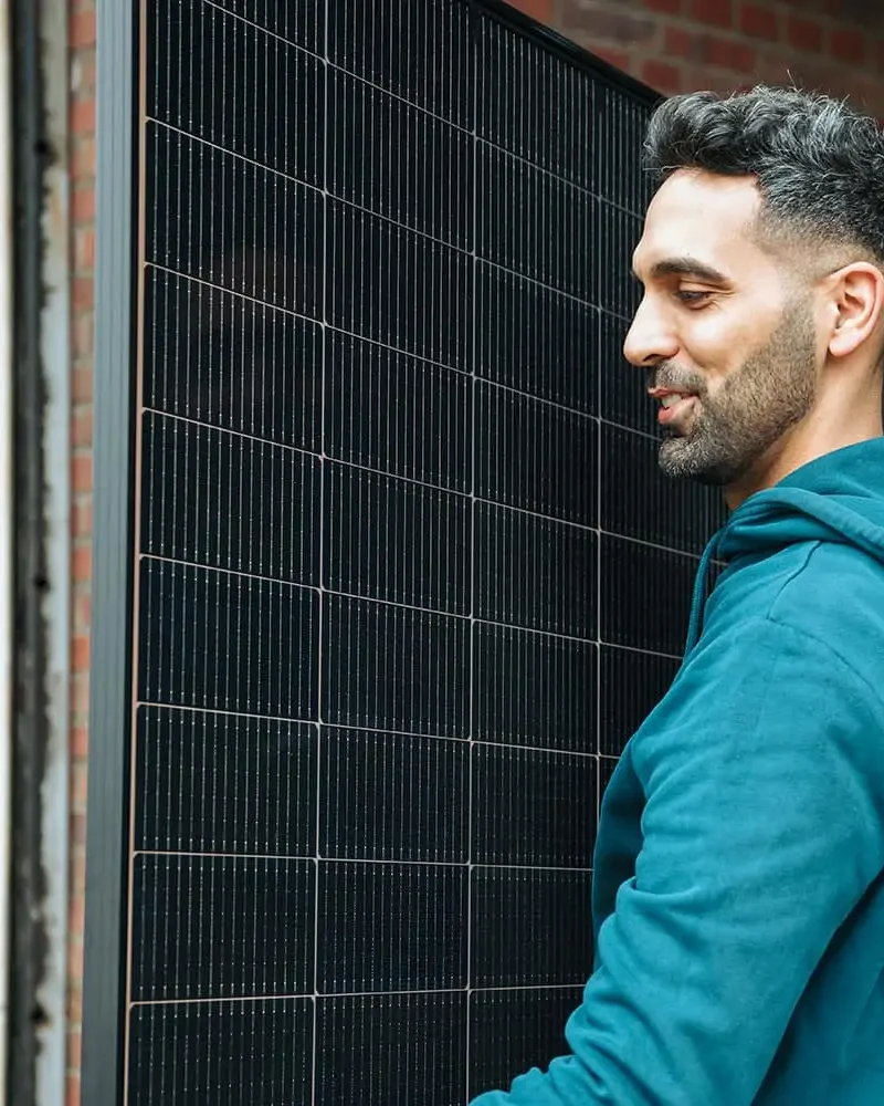 Montage Solarmodul prev.end